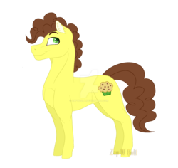 Size: 1600x1513 | Tagged: safe, artist:detoxx-retoxx, oc, oc only, oc:chocolate chip, earth pony, pony, male, offspring, parent:cheese sandwich, parent:pinkie pie, parents:cheesepie, simple background, solo, stallion, transparent background, watermark