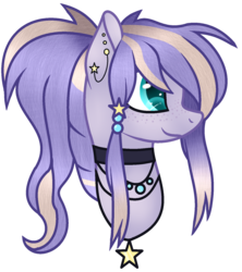 Size: 1480x1668 | Tagged: safe, artist:bluemoonbluepony, oc, oc only, oc:bloo, earth pony, pony, bust, female, mare, portrait, simple background, solo, transparent background