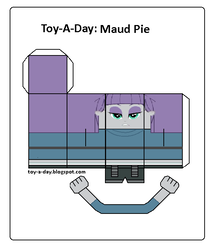Size: 600x699 | Tagged: safe, artist:grapefruitface1, maud pie, equestria girls, equestria girls series, g4, craft, female, papercraft, printable, solo, toy a day