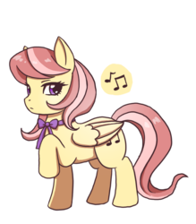 Size: 848x966 | Tagged: safe, artist:silverhyena, oc, oc only, oc:lullaby song, pegasus, pony, female, magical lesbian spawn, mare, offspring, parent:fluttershy, parent:octavia melody, parents:fluttertavia, simple background, solo, transparent background