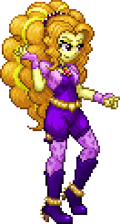 Size: 132x246 | Tagged: safe, artist:botchan-mlp, adagio dazzle, equestria girls, g4, adoragio, cute, female, gif, non-animated gif, pixel art, simple background, solo, transparent background