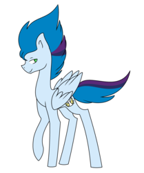 Size: 2704x3240 | Tagged: safe, artist:angellstarcake, oc, oc only, oc:aerial ace, pegasus, pony, high res, male, simple background, solo, stallion, white background