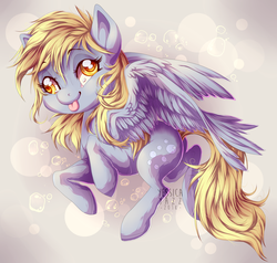 Size: 2100x2000 | Tagged: safe, artist:xwhitex77, derpy hooves, pegasus, pony, g4, :p, female, high res, mare, silly, solo, tongue out