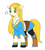 Size: 1001x1115 | Tagged: safe, artist:hosikawa, earth pony, pony, clothes, female, mare, music notes, ponified, princess zelda, simple background, solo, the legend of zelda, the legend of zelda: breath of the wild, white background