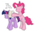 Size: 1433x1295 | Tagged: safe, artist:rapidstrike, pinkie pie, twilight sparkle, alicorn, pony, g4, birthday cake, cake, dialogue, food, happy birthday, simple background, transparent background, twilight sparkle (alicorn)