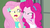 Size: 1919x1080 | Tagged: safe, screencap, fluttershy, pinkie pie, human, equestria girls, equestria girls specials, g4, my little pony equestria girls: better together, my little pony equestria girls: forgotten friendship, butterfly hairpin, clothes, disgusted, dress, duo, female, fluttershy boho dress, geode of fauna, geode of sugar bombs, magical geodes, mirrored, out of context, tank top, tongue out