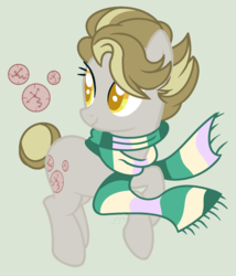 Size: 1440x1680 | Tagged: safe, artist:starfalldawn, oc, oc only, oc:timey wimey, earth pony, pony, clothes, female, mare, offspring, parent:derpy hooves, parent:doctor whooves, parents:doctorderpy, scarf, solo