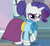 Size: 1140x1038 | Tagged: safe, screencap, rarity, pony, unicorn, g4, my little pony: friendship is magic, school daze, clothes, cropped, cummerbund, eyeshadow, female, glasses, hair bun, horn, looking down, makeup, mare, outfit catalog, raised hoof, sash, schoolmarm rarity, shirt, skirt, solo, standing, teacher