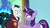 Size: 1920x1080 | Tagged: safe, screencap, chancellor neighsay, twilight sparkle, alicorn, pony, unicorn, g4, school daze, angry, discovery family logo, duo, duo male and female, female, hoof on chest, male, mare, smiling, stallion, twilight sparkle (alicorn)