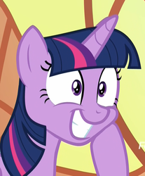 Size: 829x1001 | Tagged: safe, screencap, twilight sparkle, alicorn, pony, g4, school daze, cropped, cute, discovery family, discovery family logo, excited, faic, female, grin, happy, hoof on cheek, logo, mare, smiling, twiabetes, twilight sparkle (alicorn), wide eyes