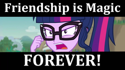 Size: 1920x1080 | Tagged: safe, edit, edited screencap, screencap, sci-twi, twilight sparkle, equestria girls, friendship math, g4, my little pony equestria girls: better together, season 10, fist up, forever, sad in hindsight