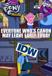 Size: 1743x2553 | Tagged: safe, idw, equestria girls, g4, journal of the two sisters, my little pony: the movie, comic drama, drama, g.m. berrow, idw drama, male, my little pony logo, opinion, the simpsons