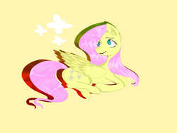 Size: 1400x1050 | Tagged: safe, artist:ohu1015, fluttershy, pegasus, pony, g4, female, solo