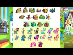 Size: 1024x768 | Tagged: safe, gameloft, accord, aroma hathor, cactus fruit, desert flower, discord, dust brush, gentiana, iahjmehet, indiana pones, mrs. trotsworth, nekhet, nephthys, pinkie pie, prince hisan, professor fossil, somnambula, the sphinx, alicorn, earth pony, pegasus, pony, sphinx, unicorn, g4, alicornified, background pony, clothes, colt, dress, female, filly, fresco, glasses, headband, hijab, indiana jones, male, mare, pinkiecorn, princess of chaos, race swap, screenshots, somnambula resident, stallion, xk-class end-of-the-world scenario