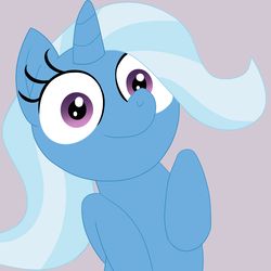 Size: 1280x1280 | Tagged: safe, artist:solarfm, trixie, pony, unicorn, g4, female, solo, wide eyes