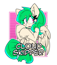 Size: 2100x2400 | Tagged: safe, artist:bbsartboutique, oc, oc only, oc:cloud skipper, pegasus, pony, chest fluff, high res, simple background, solo, transparent background
