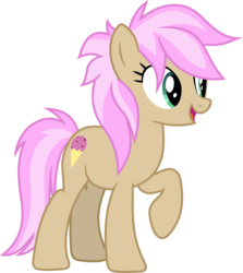 Size: 2255x2527 | Tagged: safe, artist:frownfactory, strawberry scoop, earth pony, pony, g4, school daze, .svg available, background pony, cutie mark, female, friendship student, high res, mare, raised hoof, simple background, solo, svg, transparent background, two toned mane, two toned tail, vector
