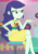 Size: 421x608 | Tagged: safe, screencap, blueberry cake, equestria girls, g4, my little pony equestria girls: better together, pinkie pie: snack psychic, armpits, braless, clothes, cropped, dress, female, jewelry, necklace, raised eyebrow, sleeveless, solo