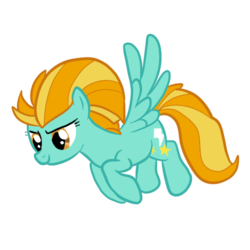 Size: 500x500 | Tagged: safe, artist:memesquid, lightning dust, pegasus, pony, g4, female, simple background, solo, transparent background, vector