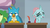 Size: 1280x720 | Tagged: safe, screencap, gallus, ocellus, changedling, changeling, griffon, g4, my little pony: friendship is magic, school daze, duo