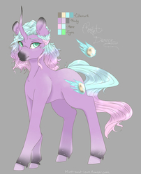 Size: 1155x1431 | Tagged: safe, artist:mint-and-love, oc, pony, unicorn, design trade, female, song trade