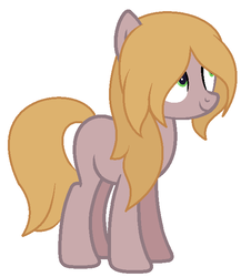Size: 560x645 | Tagged: safe, artist:callama-team, oc, oc only, earth pony, pony, base used, blank flank, female, mare, offspring, parent:big macintosh, parent:marble pie, parents:marblemac, simple background, solo, white background