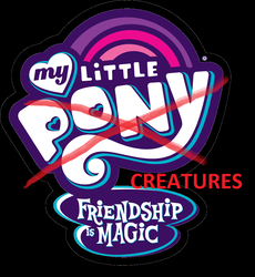 Size: 1060x1152 | Tagged: safe, g4, background pony strikes again, my little pony logo, op is a duck