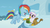 Size: 1920x1080 | Tagged: safe, screencap, gilda, rainbow dash, griffon, pegasus, pony, g4, my little pony: friendship is magic, the lost treasure of griffonstone, chickub, cute, dashabetes, female, filly, filly rainbow dash, gildadorable, looking at each other, younger