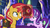 Size: 1280x720 | Tagged: safe, screencap, starlight glimmer, sunset shimmer, pony, unicorn, equestria girls, equestria girls specials, g4, my little pony equestria girls: mirror magic, book, discovery family logo, duo, female, grin, happy, it happened, journal, levitation, magic, mai waifus have met, mare, open mouth, smiling, telekinesis, twilight's castle