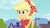 Size: 1280x720 | Tagged: safe, screencap, applejack, human, equestria girls, five to nine, g4, my little pony equestria girls: better together, alternate hairstyle, clothes, country, houses, jacket, mountain, sky, solo, tree, working