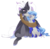 Size: 1024x996 | Tagged: safe, artist:pvrii, oc, oc:midnight radiance, bat pony, pony, bat pony oc, clothes, female, male, mare, oc x oc, scarf, shipping, simple background, smiling, stallion, straight, transparent background