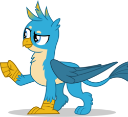 Size: 1745x1596 | Tagged: safe, artist:frownfactory, gallus, griffon, g4, school daze, .svg available, male, simple background, solo, svg, transparent background, vector, wings