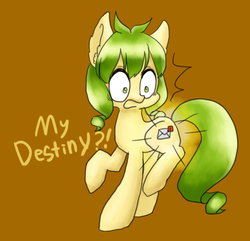 Size: 759x733 | Tagged: safe, artist:shusu, oc, oc only, earth pony, pony, ask, cutie mark, solo, surprised, tumblr