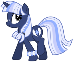 Size: 7443x6250 | Tagged: safe, artist:estories, oc, oc only, oc:silverlay, original species, pony, umbra pony, unicorn, g4, absurd resolution, female, mare, simple background, solo, transparent background, vector