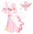 Size: 2489x2620 | Tagged: safe, artist:hawthornss, oc, oc only, oc:wonder, original species, pony, unicorn, cape, clothes, cute, female, hair accessory, high res, looking at you, simple background, smiling, solo, transparent background, wingding eyes, witchfae