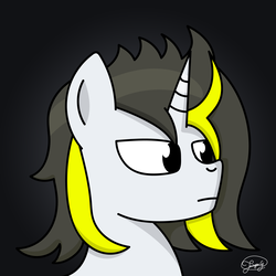 Size: 2794x2794 | Tagged: safe, artist:up-world, oc, oc only, oc:up-world, pony, black background, digital art, high res, male, simple background, solo