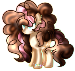 Size: 5005x4776 | Tagged: safe, artist:macaroonburst, oc, oc only, pegasus, pony, absurd resolution, female, mare, offspring, parent:cheese sandwich, parent:pinkie pie, parents:cheesepie, simple background, solo, transparent background