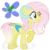 Size: 1024x1030 | Tagged: safe, artist:rafle-mlp-mc-yt-45, oc, oc only, oc:minty bloom, hybrid, heterochromia, interspecies offspring, offspring, parent:discord, parent:fluttershy, parents:discoshy, raised hoof, simple background, solo, transparent background