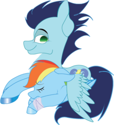 Size: 367x403 | Tagged: dead source, safe, artist:princessfireshinee, rainbow dash, soarin', g4, female, male, ship:soarindash, shipping, simple background, straight, transparent background