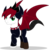 Size: 998x1009 | Tagged: safe, artist:mlp-trailgrazer, oc, oc only, oc:hoshi, bat pony, pony, male, ponified, simple background, solo, stallion, transparent background