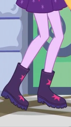 Size: 1242x2208 | Tagged: safe, screencap, sci-twi, twilight sparkle, equestria girls, equestria girls series, g4, my little shop of horrors, boots, female, legs, pictures of legs, raised leg, shoes, solo