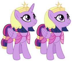 Size: 4770x4000 | Tagged: safe, artist:askometa, somnambula, twilight sparkle, alicorn, pegasus, pony, g4, absurd resolution, accessory swap, alternate versions, female, makeup, mare, missing horn, mixed up, pegasus twilight sparkle, recolor, simple background, solo, transparent background, twilight sparkle (alicorn), vector