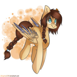 Size: 1024x1024 | Tagged: safe, artist:chloeprice228, oc, oc only, pegasus, pony, abstract background, commission, cute, female, mare, simple background, solo, transparent background