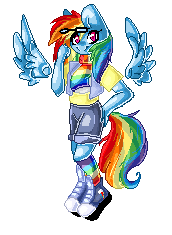 Size: 172x235 | Tagged: safe, artist:chloeprice228, rainbow dash, anthro, g4, clothes, converse, female, floating wings, goggles, looking at you, shoes, simple background, solo, transparent background, wings