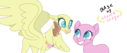 Size: 1280x540 | Tagged: safe, artist:sakurastageani, pinkie pie, princess skystar, classical hippogriff, hippogriff, g4, my little pony: the movie, base, simple background, transparent background