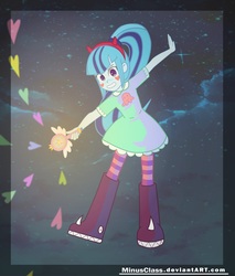 Size: 3945x4635 | Tagged: safe, artist:minusclass, sonata dusk, equestria girls, g4, clothes swap, female, solo, star butterfly, star vs the forces of evil