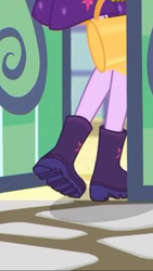 Size: 1242x2208 | Tagged: safe, screencap, sci-twi, twilight sparkle, equestria girls, g4, my little pony equestria girls: better together, my little shop of horrors, boots, legs, pictures of legs, raised leg, shoes, watering can