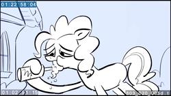 Size: 1920x1080 | Tagged: safe, screencap, pinkie pie, g4, the maud couple, animatic, binge, food, sad, whipped cream