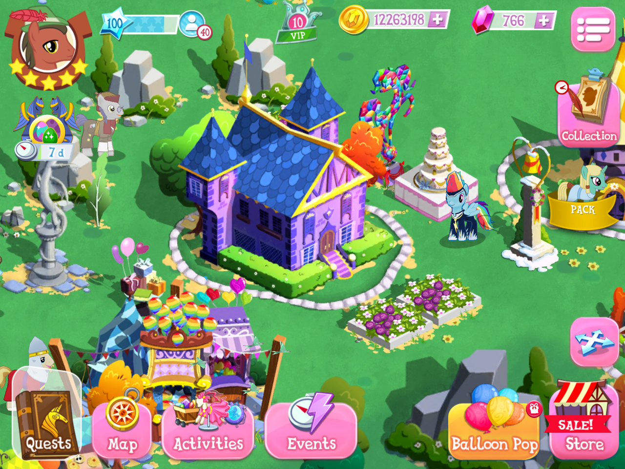 1693305 Safe Gameloft Rainbow Dash Uncle Curio Zapp Earth Pony