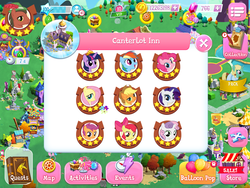 Size: 2048x1536 | Tagged: safe, gameloft, aloe, apple bloom, applejack, blues, fluttershy, king sombra, noteworthy, pinkie pie, rainbow dash, rarity, scootaloo, shining armor, sugar belle, sunset shimmer, sweetie belle, twilight sparkle, uncle curio, g4, cutie mark crusaders, mane six